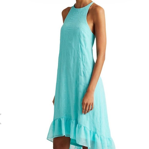 Ralph Lauren Aqua Midi Dress - Picture 1 of 16